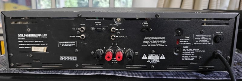 NAD 2700 Power Amplifier Carousel 2