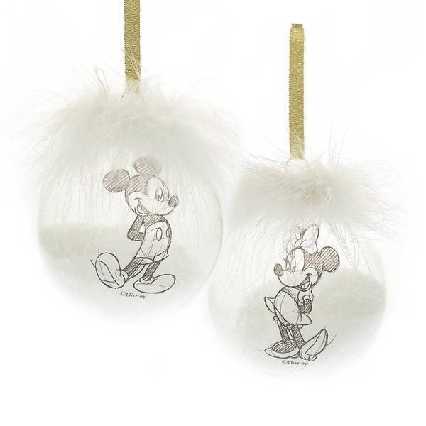 Disney Gifts - Collectible Christmas Bauble Set: Mickey & Minnie Carousel 1