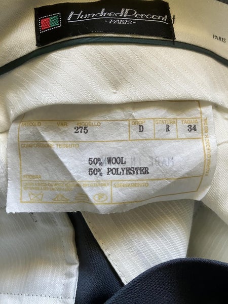 Men's wool/polyester suit. Carousel 5
