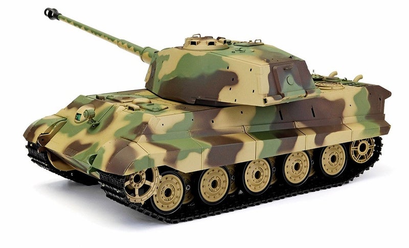 Heng Long 3888A-1 1/16 German King Tiger RC Battle Tank version 7.0 with (Met... Carousel 1