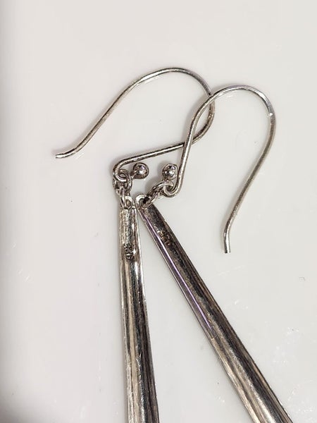 Super long but light 'Roimata' Sterling Silver earrings Carousel 2