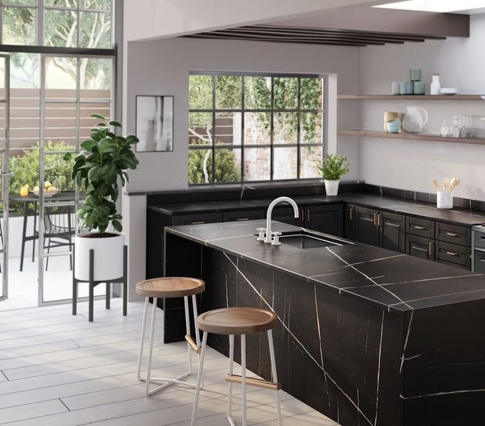 $1 Reserve 30mm Silestone Et Noir Bench top on sale!! Carousel 1