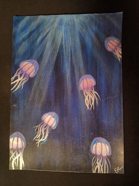 The Deep - Print of Acrylic Painting Carousel 2
