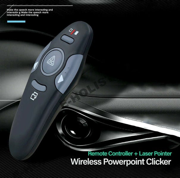 1 set Wireless Presenter Laser Pointer PPT Remote Control Pen Powerpoint Pres... Carousel 2