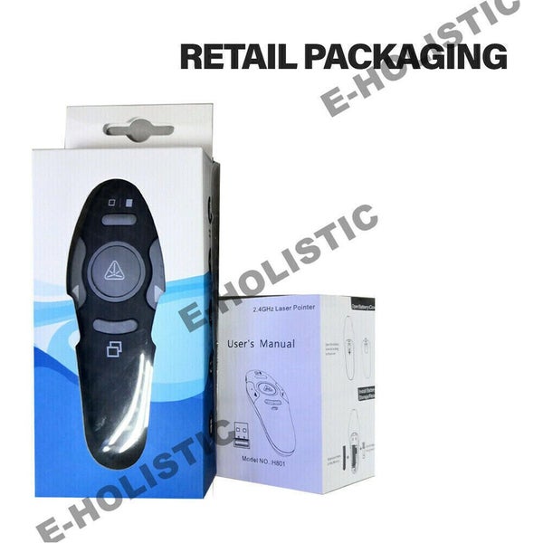 1 set Wireless Presenter Laser Pointer PPT Remote Control Pen Powerpoint Pres... Carousel 9