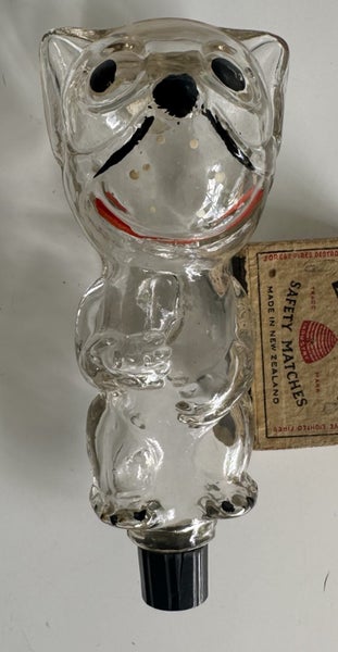 Vintage Felix the cat glass perfume bottle Carousel 7
