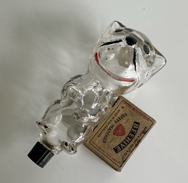 Vintage Felix the cat glass perfume bottle Carousel 1