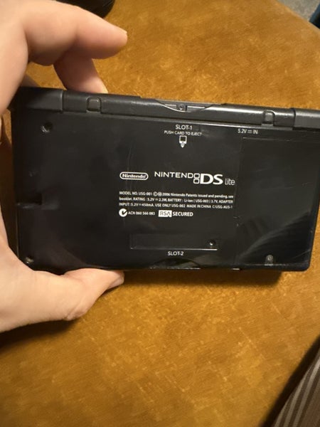 FAULTY Nintendo Ds Lite Console Black Carousel 2