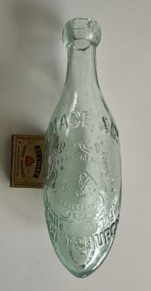 H Mace & co Christchurch glass torpedo bottle Carousel 2