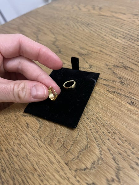 Brie Leon gold huggie earrings Carousel 2