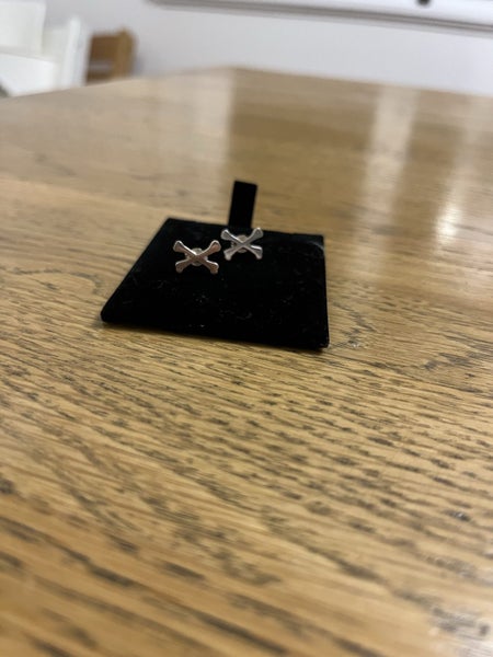 Meadowlark cross bone earrings Carousel 2