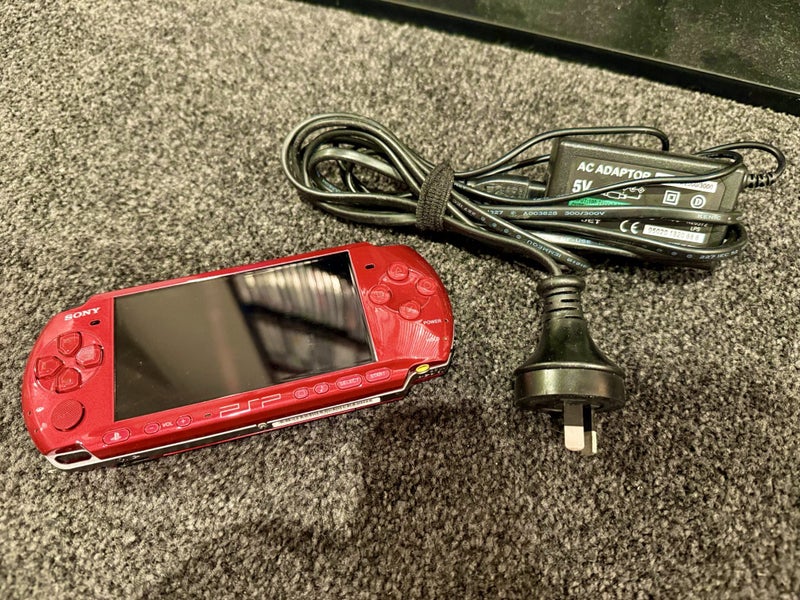 Radiant Red PSP 3000 & 46 Games Carousel 2