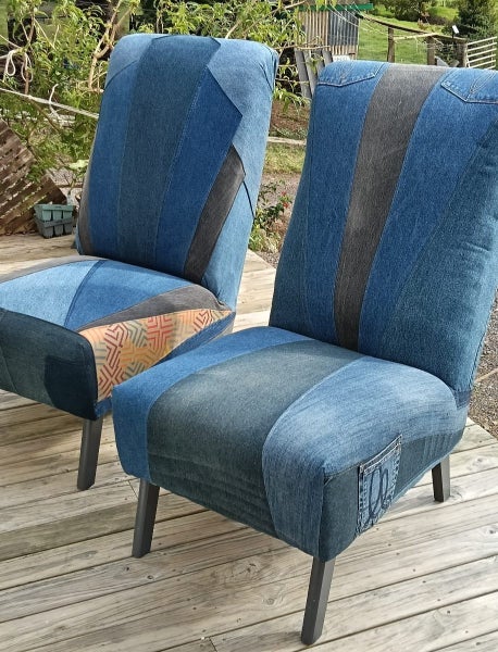 Upcycled slipper chairs 2 of Carousel 11