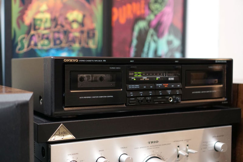 Onkyo R1 TA-RW404 Twin Stereo Cassette Tape Deck Made in Japan Carousel 1