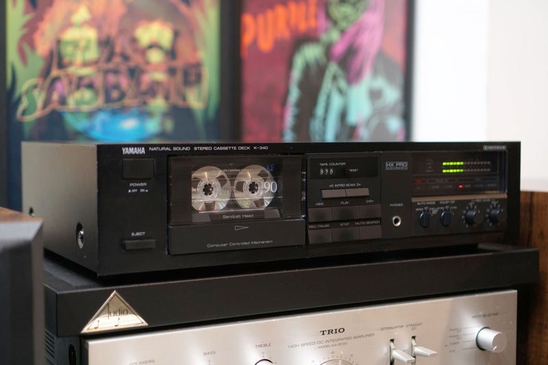 Yamaha Natural Sound K-340 Vintage Stereo Cassette Deck Made in Japan Carousel 1