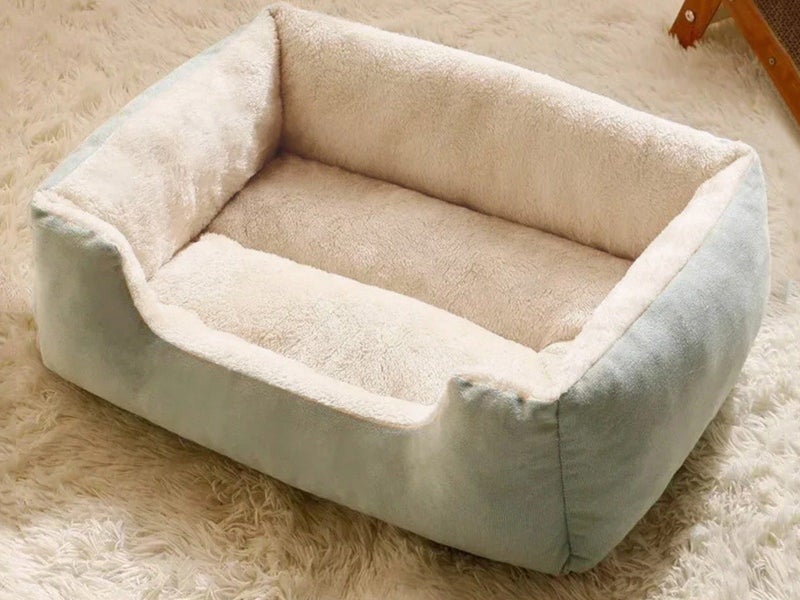 Rectangle Plush Pet Bed Dog Bed Cat Bed XL Carousel 2