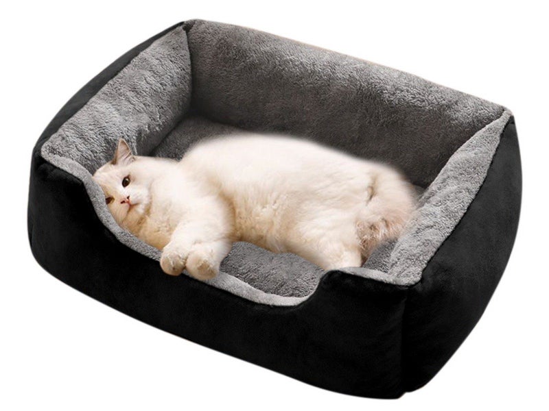 Rectangle Plush Pet Bed Dog Bed Cat Bed M Carousel 1
