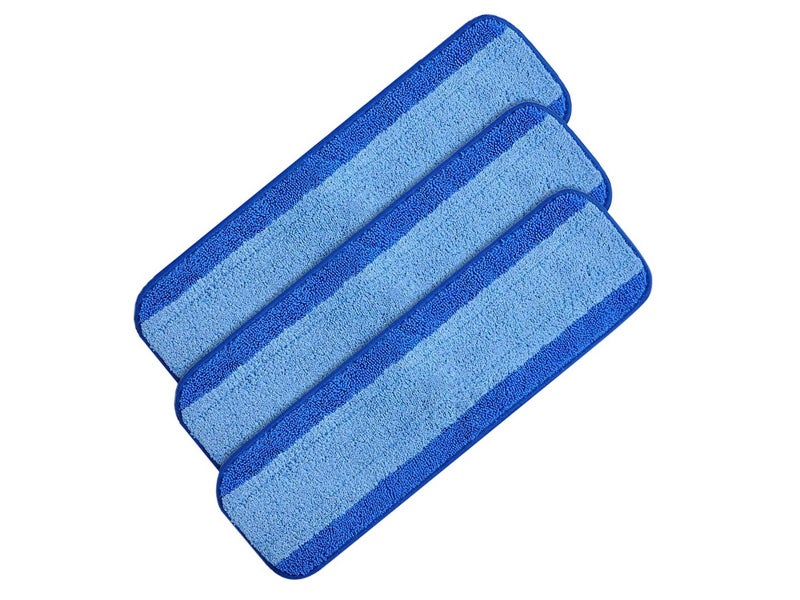 3 X Microfiber Cleaning Pads Mop Cloth for Dry Floor for Bona 18 Inch Mop Style1 Carousel 2