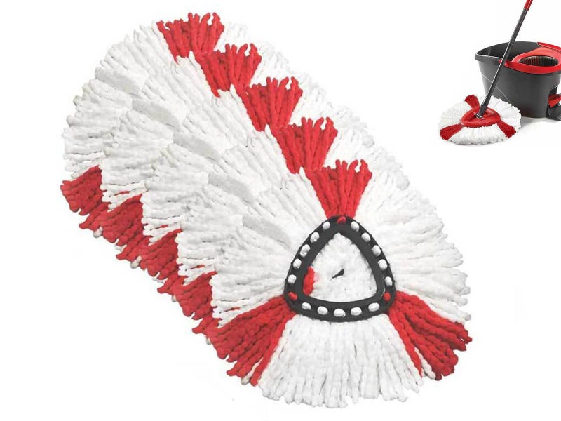 5Pcs Microfibre Mop Head Replacement for O-Cedar Vileda Carousel 1