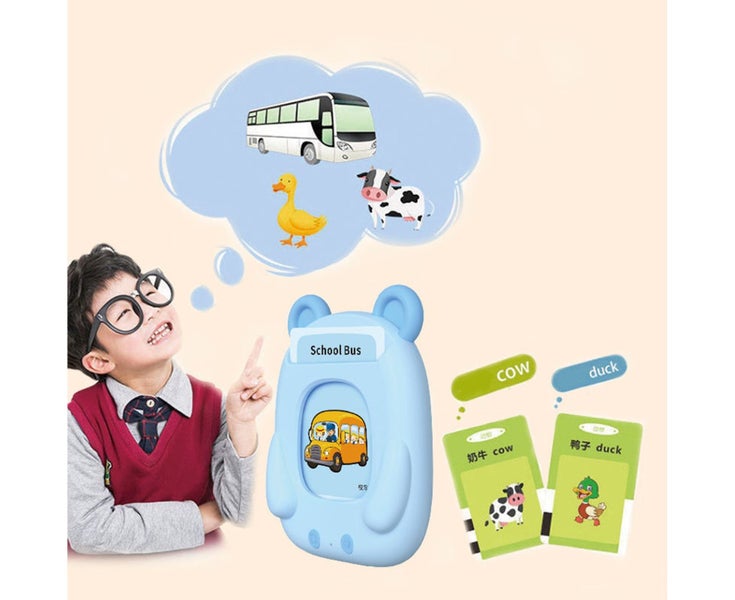 Useful Talking Flash Cards Clear Sounds Preschool Toddler - Blue Carousel 7