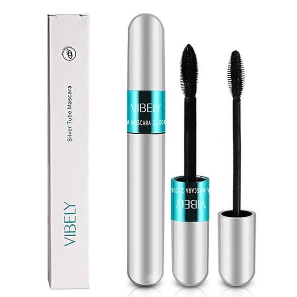 2x Vibely Mascara Lash Cosmetics 4D Thick Long Waterproof Silk Fiber Mascara ... Carousel 8