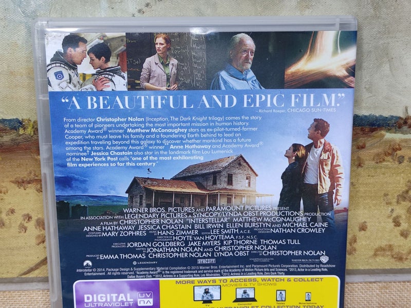 Interstellar | Christoper Nolan | on DVD + Digital Ultraviolet64531102871553112