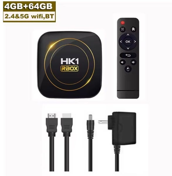 HK1 RBOX H8S Android 12 TV Box H618 6K 2.4G 5G Wifi 4GB 64GB BT4.0 Set Top Carousel 1