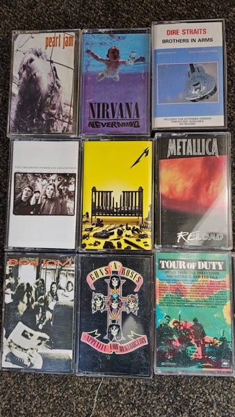 Ten rock / metal cassette tapes Carousel 1