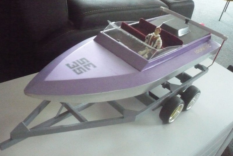 RC JET BOAT (start bid reflects cost of electronics only) Carousel 2