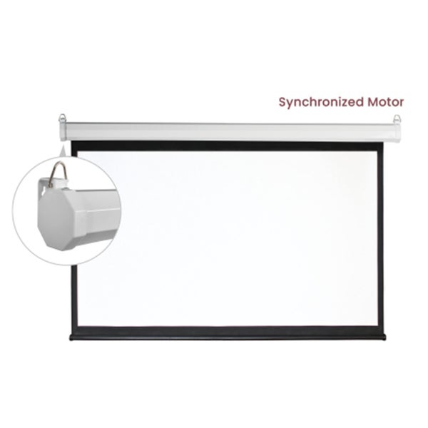Brateck ESAA100 100" 16:9 Electric Projector Screen with Remote. 160 Viewing Carousel 2
