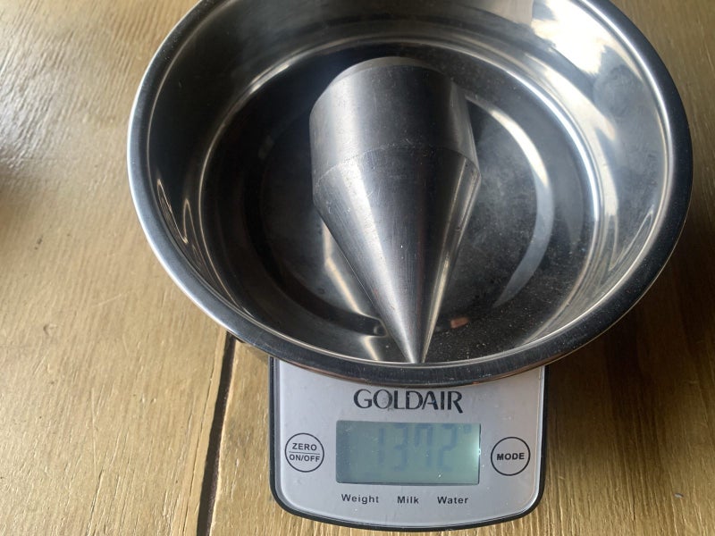 Massive plumb bob 1.4kg Carousel 7
