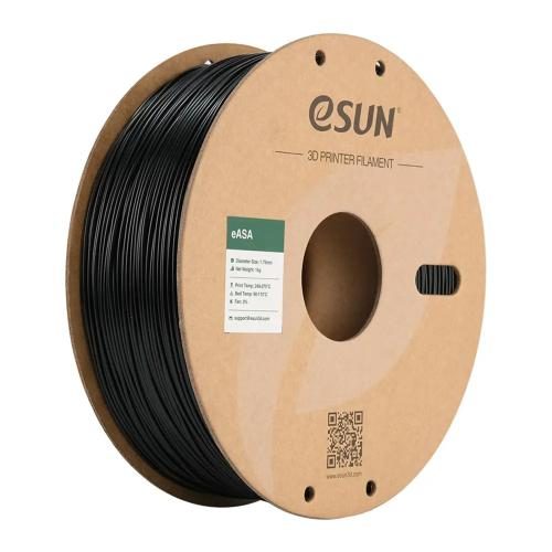 eSun ASA+ Filament Black,1KG Roll, 1.75mm Compatible with Most of FDM 3D Carousel 1
