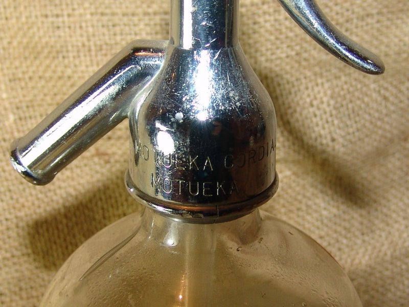 Glass Soda Syphon - James Hamilton - Nelson NZ Carousel 5