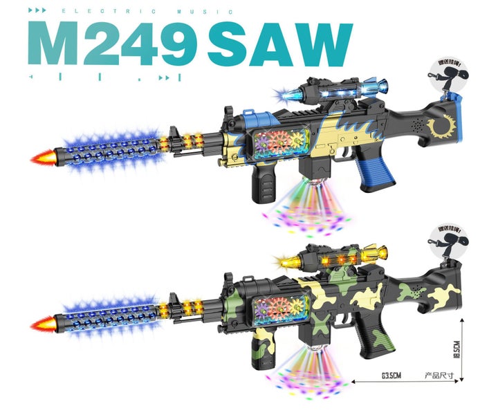 M249 SAW Toy Machine Gun Carousel 1