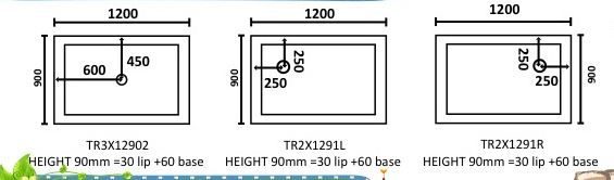XSHQ SLIDING DOOR RECTANGLE SHOWER BOX 1200x900 Carousel 2
