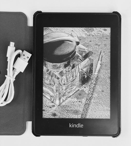 Kindle Paperwhite 10th gen 8GB PQ94WIF with brand new case and charge cable Carousel 1
