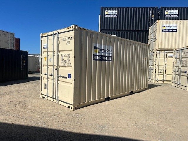 20FT High Cube New Build Shipping Container Beige Carousel 1