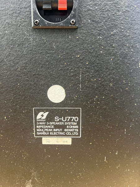Sansui s -U770, vintage audio speakers Carousel 5