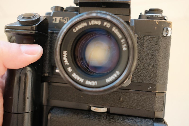 Canon 'new' F1 with 50mm F1.4 Carousel 9