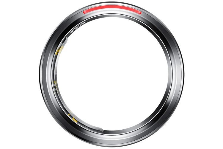 KUMI Smart Ring H1 Zirconium Ceramic & Stainless Steel -Size 9, Black Carousel 2