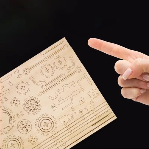 3D Wooden Puzzle - Vintage Car Carousel 2