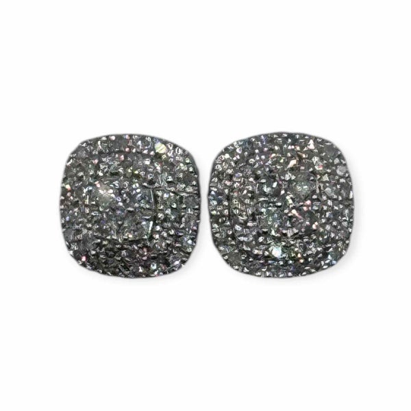 10CT WHITE GOLD P EARRINGS Carousel 1