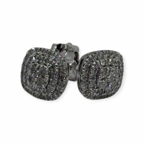 10CT WHITE GOLD P EARRINGS Carousel 2