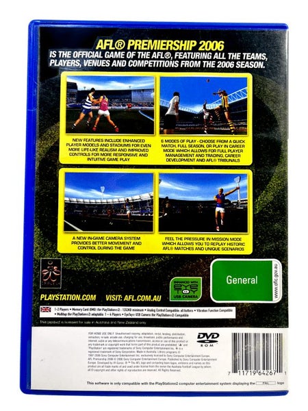AFL Premiership 2006 (PS2) *MINT COMPLETE* Carousel 2