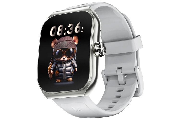 KUMI KU7 Smart Watch - Silver Carousel 1