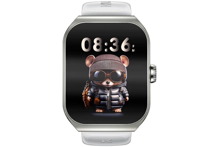 KUMI KU7 Smart Watch - Silver Carousel 2