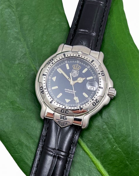 TAG Heuer KING HUSSEIN of JORDAN 6000 Series Quartz Steel Mens Wristwatch WH1115 Carousel 1