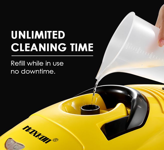 3.4L Commercial Home High Pressure Steam Cleaner Mop Carpet Floor Window Carousel 2