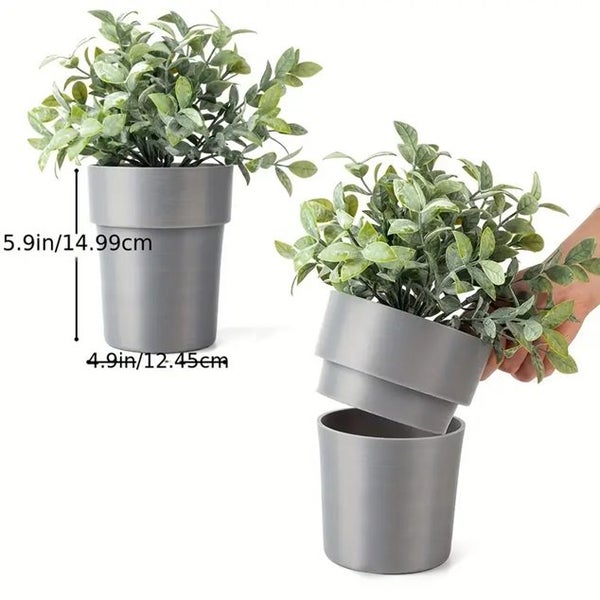 1pc Flower Pot With Hidden Compartment Carousel 4