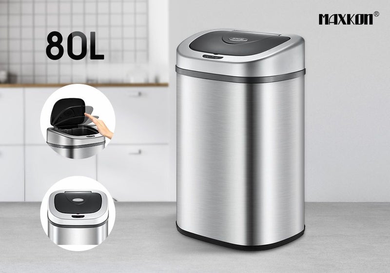 80L Rubbish Bin Motion Sensor Carousel 2